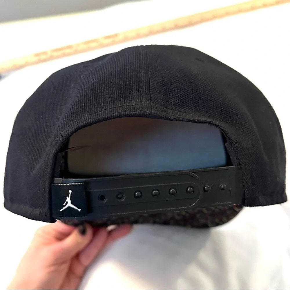 Air Jordan World Champs Again & Again Black Snapback Cap Jumpman Hat 91 92 93 OS